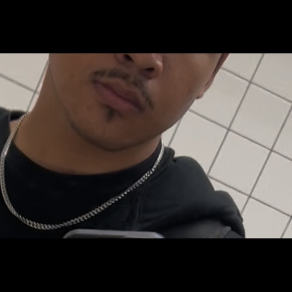 White gold chain for men - Picture 2 of 2